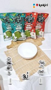 [แบบแพ็ค] สาหร่ายม้วน ว้าว มินิ ตรา โคคิริซีวีด ขนาด 10 กรัม มีฮาลาล เครื่องหมายเจ