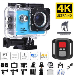 Ultra HD 4K Action Camera 1080P/30FPS 2.0 inch Screen WiFi Remote Control Mini Cameras Waterproof DV Helmet Go Sport Camera Pro