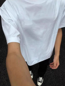 SUOSHE | Oversized Cotton Short Sleeve T-Shirt