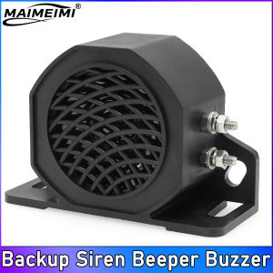 RYSJM | Vehicle Beeper Horn 12V 24V 107dB Backup Siren Beeper Buzzer Sound Warning Alarm for Vehicle Reversing Reminder
