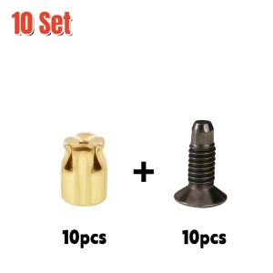 30/50 Sets Hinge Repair Inserts KitReusable Fastener Inserts for Cabinet&Furniture Door FixSolid Wood Door Plate Reinforcement