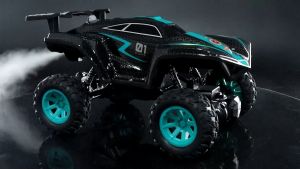 Mainan Rock Crawler RC Mobil Spray Remote Control Mobil Anak Dengan Lampu