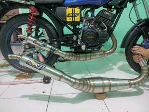Knalpot Rx king Rx spesial kolong cobra stainles Original RR27 suara super garing kemrincing Motorcycle
