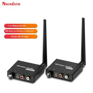 Bộ Chuyển Đổi Âm Nhạc Không Dây Kỹ Thuật Số 2.4G Wifi Bộ Thu Phát Âm Thanh Phạm Vi 50M Với 35mm Aux Cho TV Box DVD PC