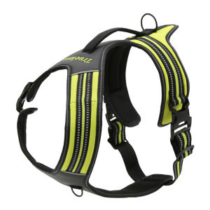TRUELOVE Pet Harness Adjustable Dog Harness Lightweight Reflective with Quick Release Buckle Breathable Mesh Soft Handle for Dog