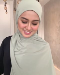 Pashmina Jersey Instant Kualitas Premium 180Cm X 75Cm