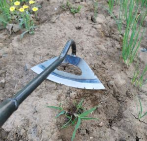 In stock Hollow Hoe High Durability Anti-deform Manganese Steel Quenching Forging Process Garden Hoe for Home