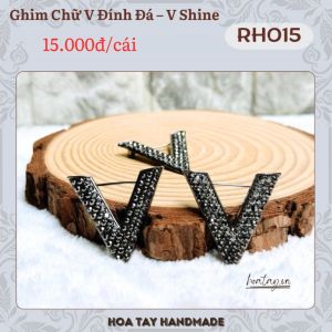 Ghim Chữ V Đính Đá – V Shine RH015 – Biểu tượng của sự tự tin bản lĩnh và cá tính