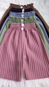 HOT PANTS ANAK PEREMPUAN BAHAN KNIT/CELANA PENDEK ANAK CEWEK MURAH/CELANA KULOT KNIT PENDEK