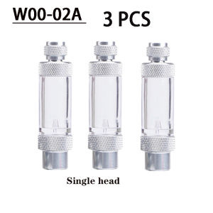 ZRDR | 3 PCS Aquarium CO2 Bubble Gauge Aluminum Alloy Visual Bubble Recorder Fish Tank CO2 Regulator Generator Equipment Accessories