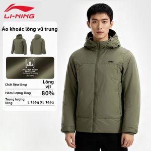 Li-Ning | Áo Khoác Lông Vũ Ngăn Nước Chống Gió Dành Cho Thể Thao và Đời Thường