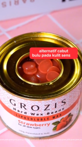 GROZIS  Hard Wax Beans Perontok Bulu Standar