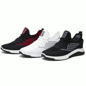 Nomad Checkers Sepatu Sneakers Fashion Hitam Putih S10 Casual Karet Shoes Sport