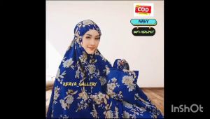 Bisa Cod Bayar Di Tempat Mukenah Grasella Bunga Bangkok Sakkura Model Dan Motif Terbaru Bahan Rayon Premium