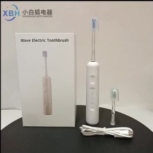 Smart Travel Electric Toothbrush with 6 Brush Heads Rechargeable Dental Care Whitening Scanning Vibrating Wave Toothbrushes