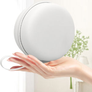 Round Large-sized Hand-held Zipper Storage Bag  EVA Travel Portable U-shaped Pillow Storage Box  Digital Storage Box