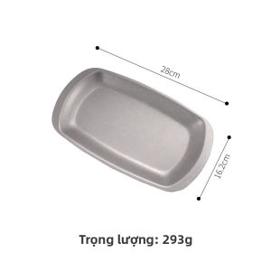 Đĩa Inox Phong Cách Retro Rustic