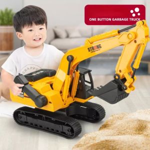 【WJ】Childrens engineering car toy model big size excavator toy story toy car for baby kids boy toy early education toy