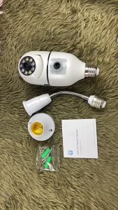 V380 PRO Q19 Plus Dual lens cctv camera connect cellphone cctv with audio and speaker Indoor ip security cameras wif cctv light bulb cctv bulb camera 360 rotation wireless led bulb smart cctv camera Full HD night vision human detection