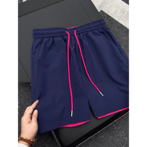 Quần Short Nylon Nhẹ Khô Nhanh American Color Blocked 4/5