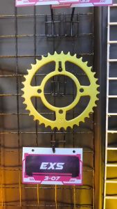 STT 428 GOLD MOTORCYCLE SPROCKET + CHAIN – EX5 EX5 DREAM WAVE100 E BONUS110 / KRISS MR2 / KRISS110 MR3 / SPORT RIDER125 [SYM] VS110 VS115 [AVETA]