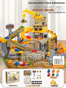 Educational Track Car Toy for Boys