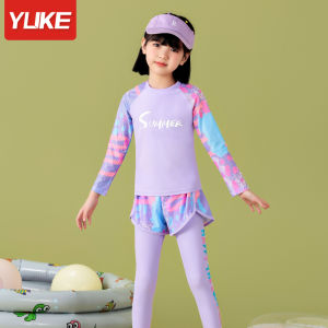 YUKE | UV Protection Childrens Separates Swimsuit Long Sleeve & Pant