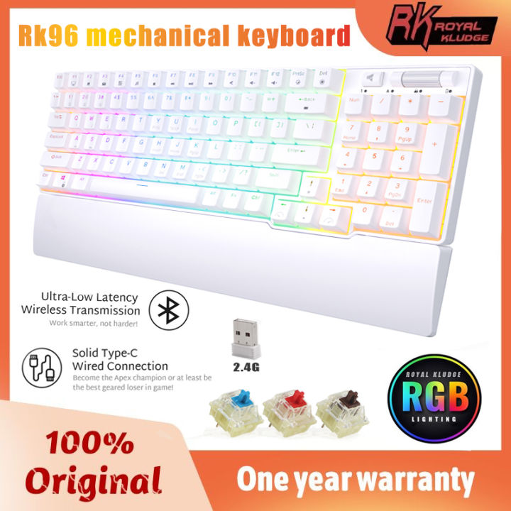Royal Kludge RK96 Wireless Bluetooth mechanical keyboard Three-mode RGB Hot-swap Gaming keyboard