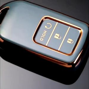 Ốp TPU bảo vệ chìa khóa Xe Hơi Honda CITY BRV JAZZ CRV CIVIC... loại 3 Nút Và móc khoá Logo.