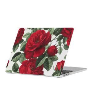 Rose Print Laptop Case for MacBook Neo 13 A3404 2026 A18 Pro Cover for MacBook Pro 13 14.2 M4 Pro Max 16 Air 13 15 M5 A3448 Case