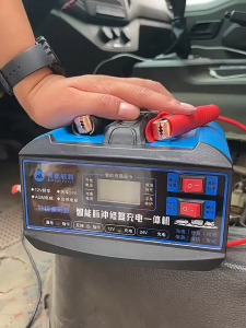 12V/24V Heavy Duty Smart Automatic Battery Charger 12V 6A Pulse Repair Fast Charging Battery Maintainer for Car and Motorcycle