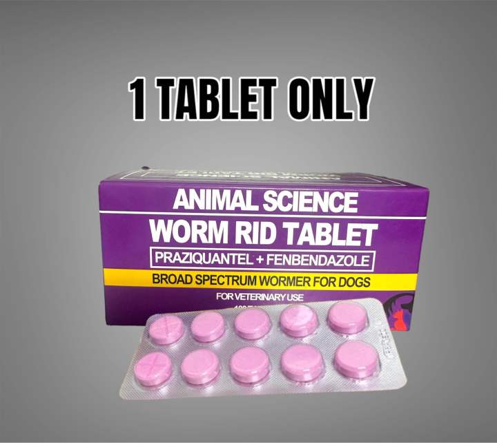 Wormrid Wormrid Tablet Dewormer & Dewormer Sticker( SOLD PER TABLET & SOLD ...