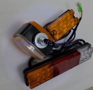 2Pcs/Pack Squared DC12-80V 12V 24V 36V 48V 60V 72V 80V LED Turn Signal Light Indicator Lights Turn Lamp 3BA-56-71421 56690-13130-71 Forklift Truck Accessories