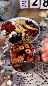 💕HOT💕[Health/Replenishing Complexion] Ginseng Mulberry Tea/Wolfberry And Red Date Health tea/liver-protecting tea for staying up late