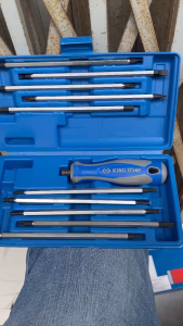 Bộ tua vít hai đầu 11 cái hệ mét Kingtony 32518MR (Reversible screwdriver set - 11 pcs)