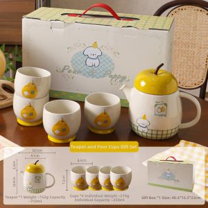 SHELI | Cute Cartoon Ceramic Water Set Home Use