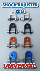 UNIVERSAL 1 PAIR REAR SHOCK ADJUSTER SHOCK LIFTER ALLOY 3CM MOTORCYCLE ACCESSORIES