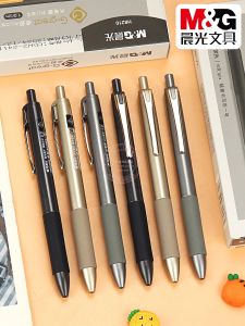 ปากกาหมึกเจล Morning Light Office 05 คลิก รุ่น Neutral Pen นักเรียน 07/10 แห้งเร็ว หัวกระสุน สีดำ สำหรับเซ็นเอกสาร รุ่น AGPH8208 อุปกรณ์สำนักงาน