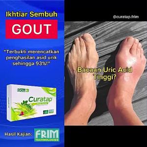 Curatap - Anti Gout & Uric Acid Botanical Drink Research Results