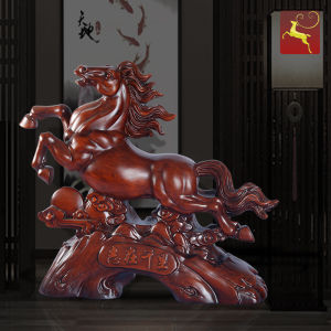 Creative Horse Crafts Decoration Horse Ornament Office Desk Surface Panel Pack Ornament Moving into the New House Opening Gift Decoration