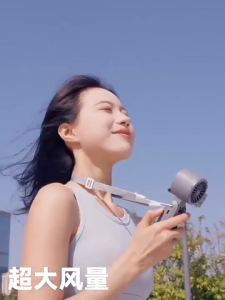 SG READY STOCK Foldable Handheld Fan High Speed Air Cooling Fan 199-Gear Wind Speed Digital Display Adjustable Turbo Fan