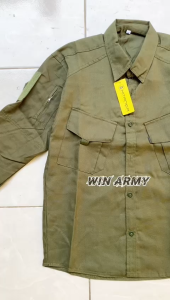 KEMEJA PRIA TACTICAL KITANICA LENGAN PANJANG / BAJU TACTICAL HEM MURAH / LAPANGAN PDL / PDH / KEMEJA TAKTIKAL / BAHAN RIPSTOP TORNADO / OUTDOOR ACTIVITY