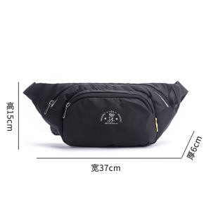 Fido Dido กีฬากลางแจ้งกันน้ําวิ่งโทรศัพท์มือถือเงินเอวกระเป๋าผู้ชายความจุขนาดใหญ่กระเป๋าซิป