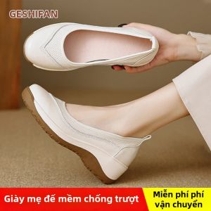 GESHIFAN | Giày Thể Thao Đế Dày Tăng Chiều Cao Chống Trơn Trượt