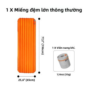 Tấm Nệm Ngủ Cách Nhiệt FLEXTAIL Siêu Nhẹ Bơm Hơi Dòng Zero Không Cần Bơm Dòng Tiny Có Bơm Tích Hợp