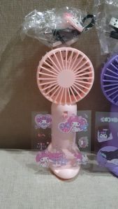 KIPAS ANGIN MINI / KIPAS ANGIN PORTABLE / MINI FAN BISA DUDUK KUROMI CINNAMONROLL