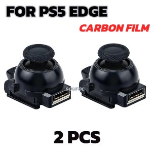 For PS5 Edge Stick Module Carbon Film 3D Analog Joystick Replacement Thumb Stick Controller Game Repair Accessory For PS5 Edge