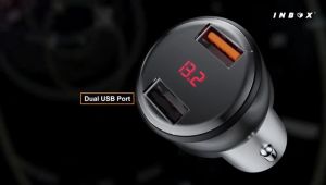 Inbox King Car Charger Mobil 3.1A Fast Charging Quick Charge 3.0 Dual USB Adapter Adaptor