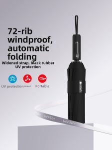 MUZHOUYU | Automatic Folding Sun and Rain Umbrella for Adults and Students