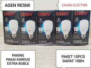BOHLAM LED LUBY CAPSULE GARANSI 1 TAHUN PAKET 10PCS